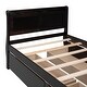 preview thumbnail 28 of 54, Twin Size Wood Platform Bed with 4 Drawers Storage Bed for Kids, Teens