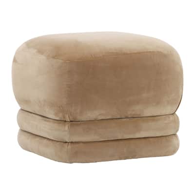 Miles Upholstered Ottoman, Camel