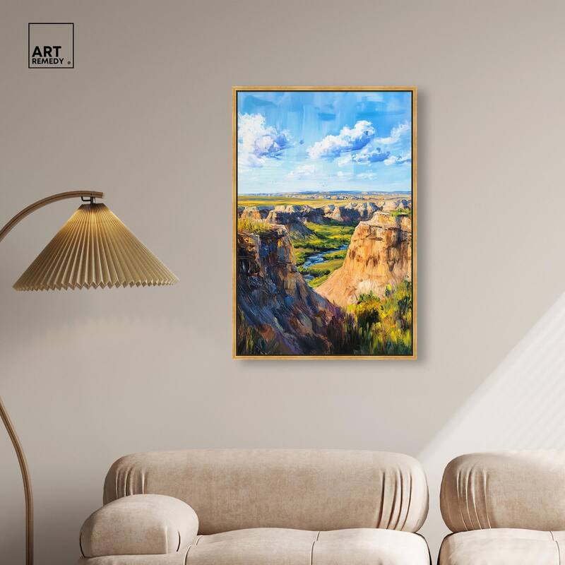 Rolling Hills and Sky II Canvas by Art Remedy