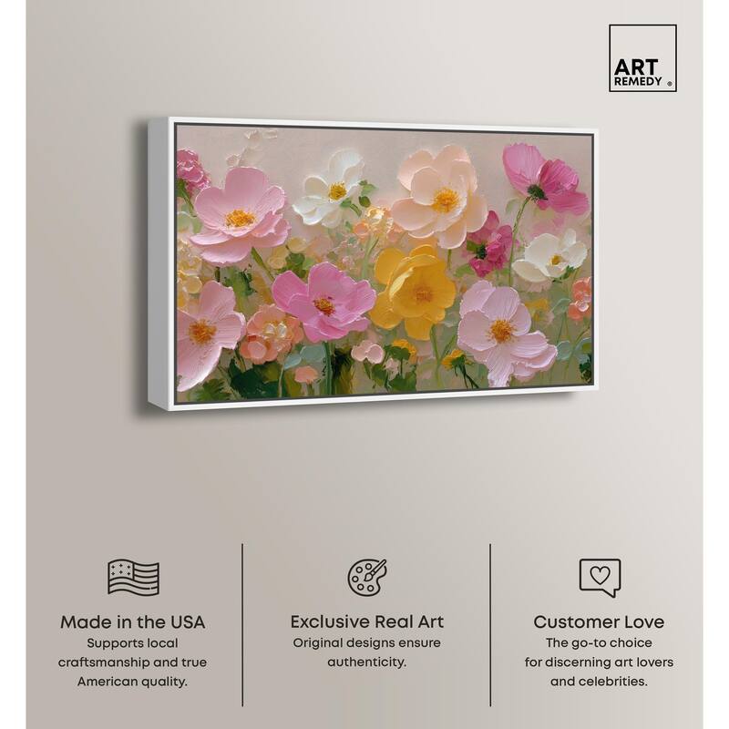 Expressed in Petals II Canvas by Art Remedy