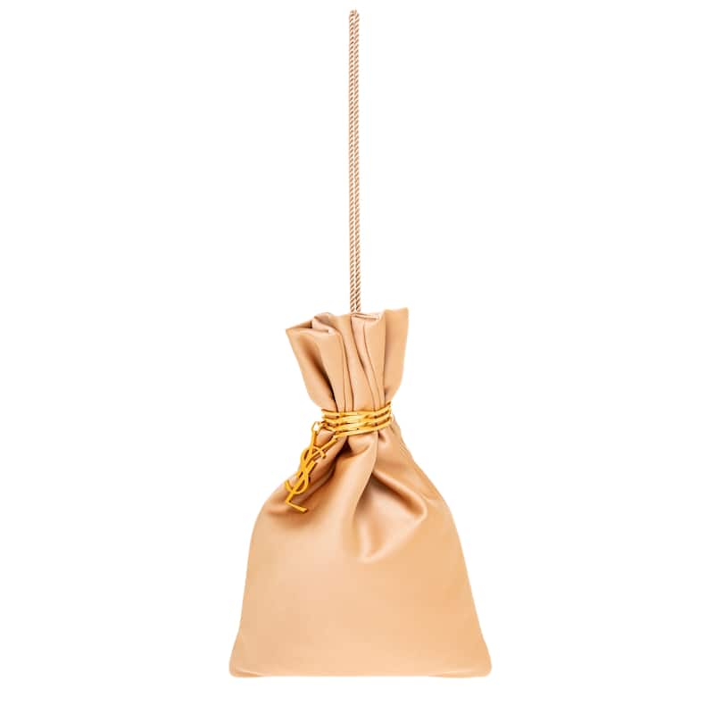 Saint Laurent Evening Pouch Bag - Blush Pink