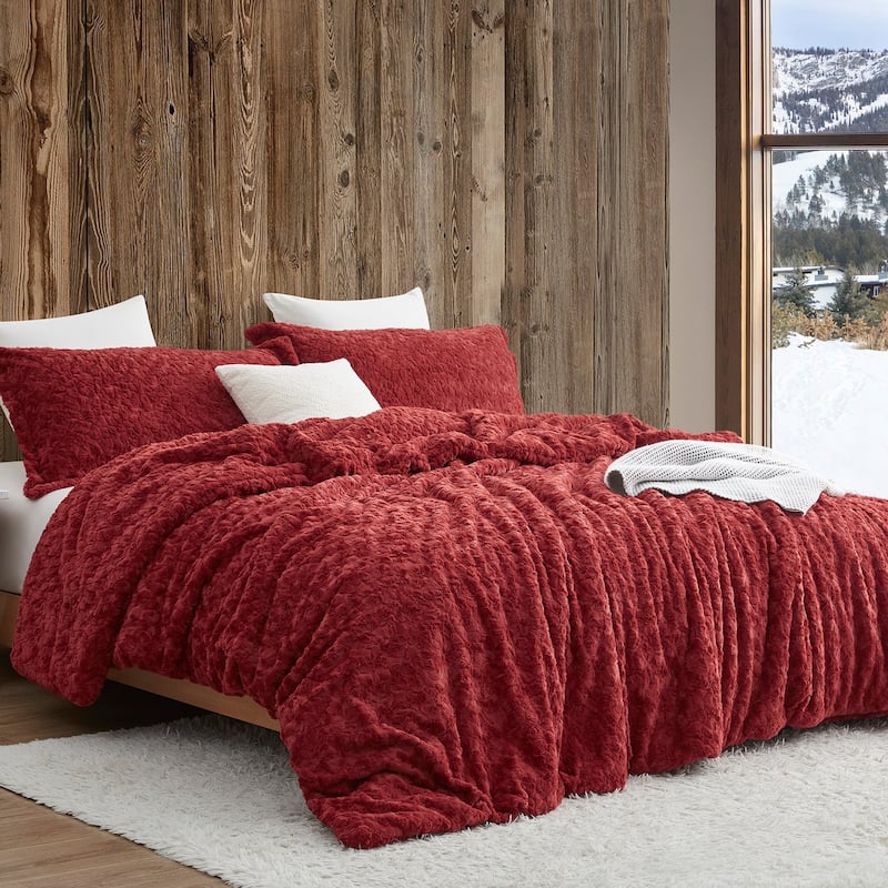 Obsessed - Coma Inducer® Oversized Comforter Set - Deepest Red - Oversized King