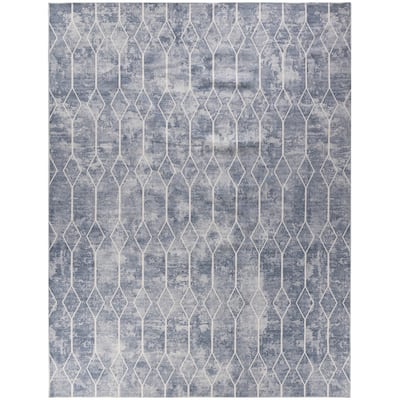 New Concept Washables Indoor only Geometric Machine Washable Area Rug