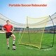 preview thumbnail 5 of 9, Iron Tube and Polyester Soccer Trainer Rebounder Net, Portable