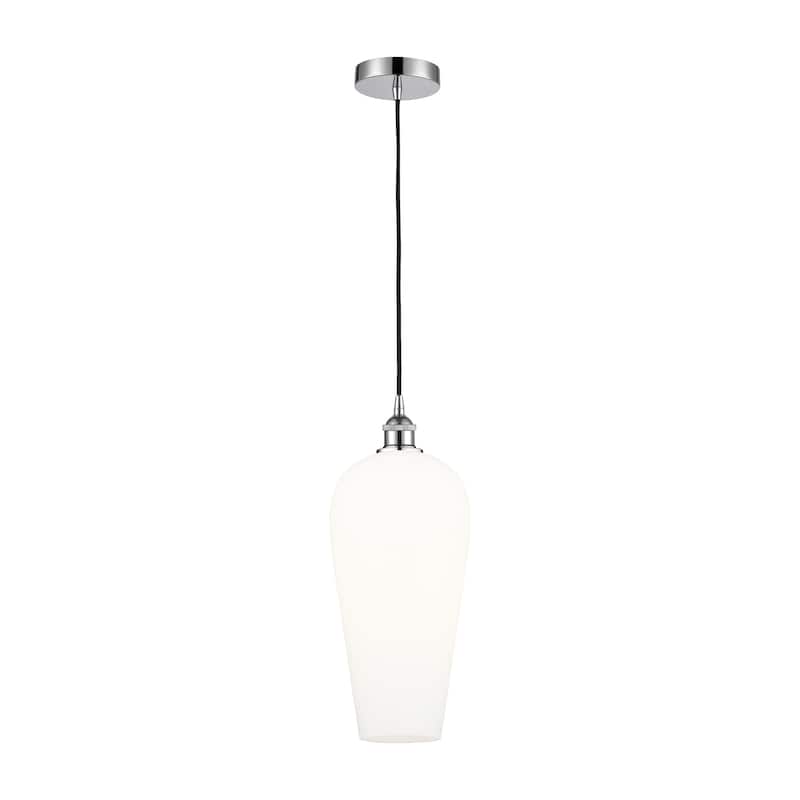 Innovations Lighting Endless Possibilities Edison - Chelsea - 1 Light 8" Cord Hung Mini Pendant - Polished Chrome/White