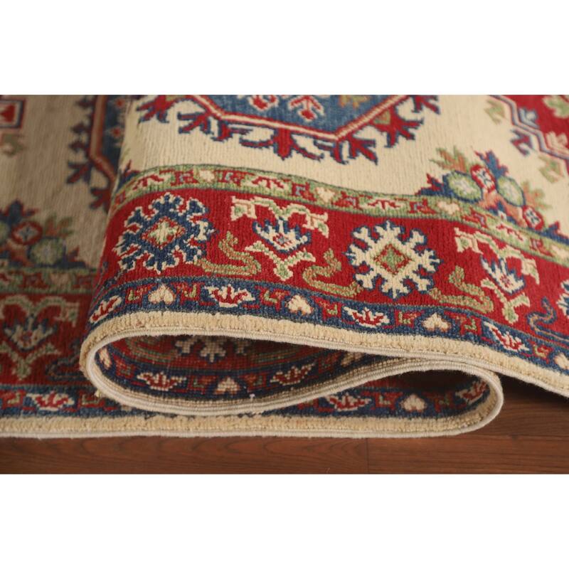 Kazak Runner Rug Handmade Hallway Wool Carpet - 2'10" x 25'6"