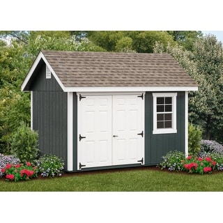 Fairmont Grey Wood Outdoor Storage Shed 12'x8'