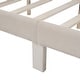 preview thumbnail 51 of 50, Beige Full Velvet Upholstered Bed with Large Storage Drawer - Stylish & Spacious