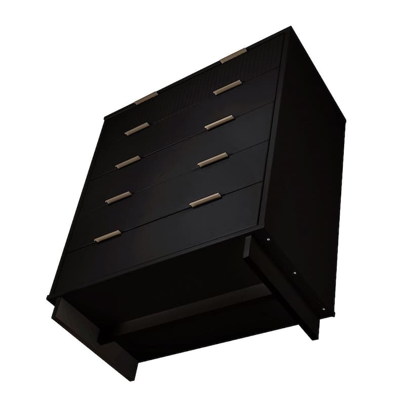 Manhattan Comfort Granville 45.27" Modern Tall 5 Drawer Dresser