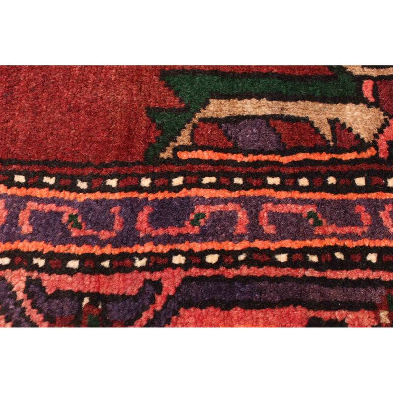 ECARPETGALLERY Hand-knotted Konya Anatolian Dark Red Wool Rug - 4'9 x 8'4