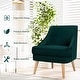 preview thumbnail 31 of 34, Costway Accent Chair Velvet Upholstered Single Sofa with Rubber Wood - 27'' x 25'' x 30''
