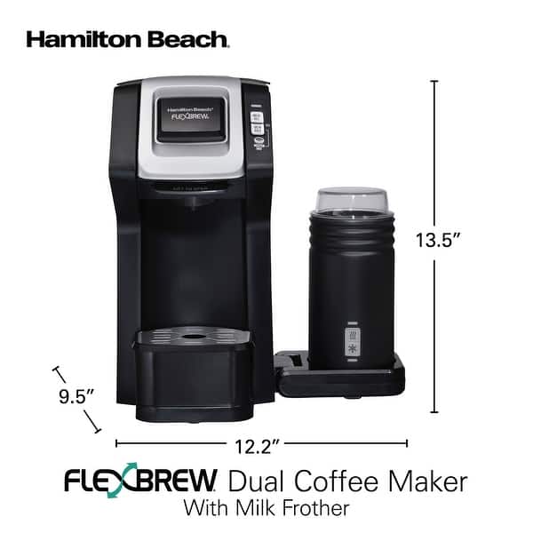 Hamilton Beach FlexBrew Dual Coffee Maker with Milk Frother Bed Bath & Beyond 32655329