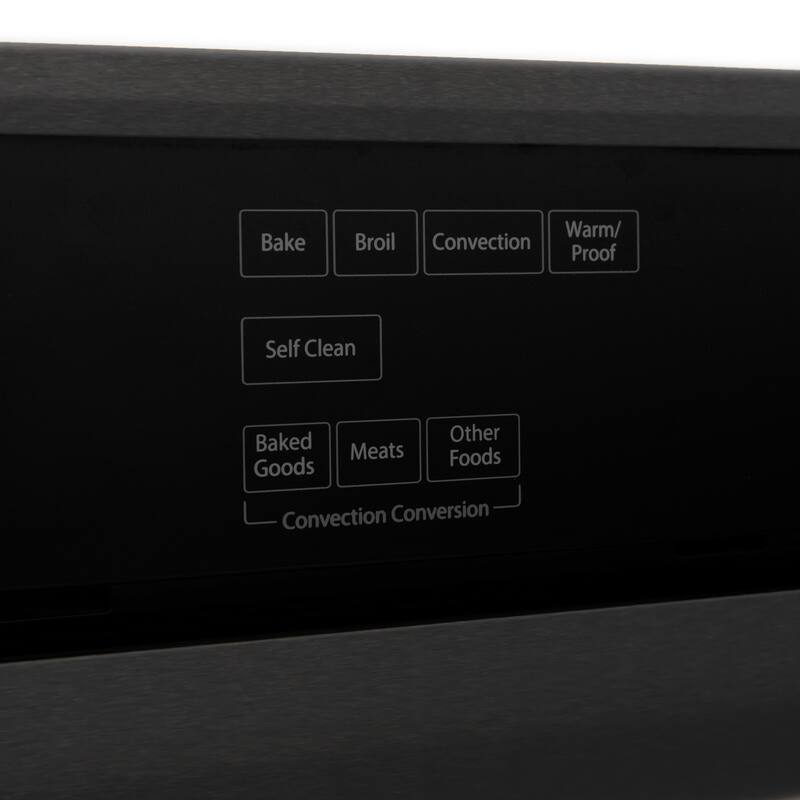 ZLINE 30" Professional Double Wall Oven with Self Clean and True Convection in Black Stainless Steel (AWD-30-BS)