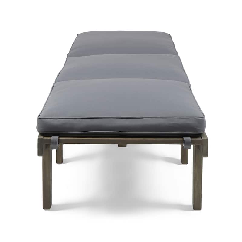 Wood lounge chair - Grey