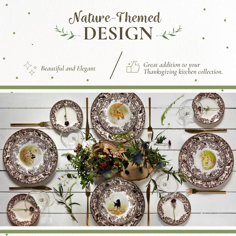 Spode Woodland Salad Plate - Assorted Animals