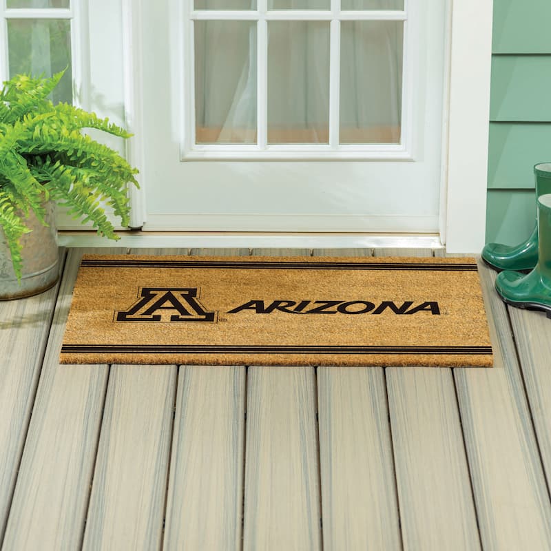 University of Arizona Monochrome Indoor/Outdoor Coir Door Mat