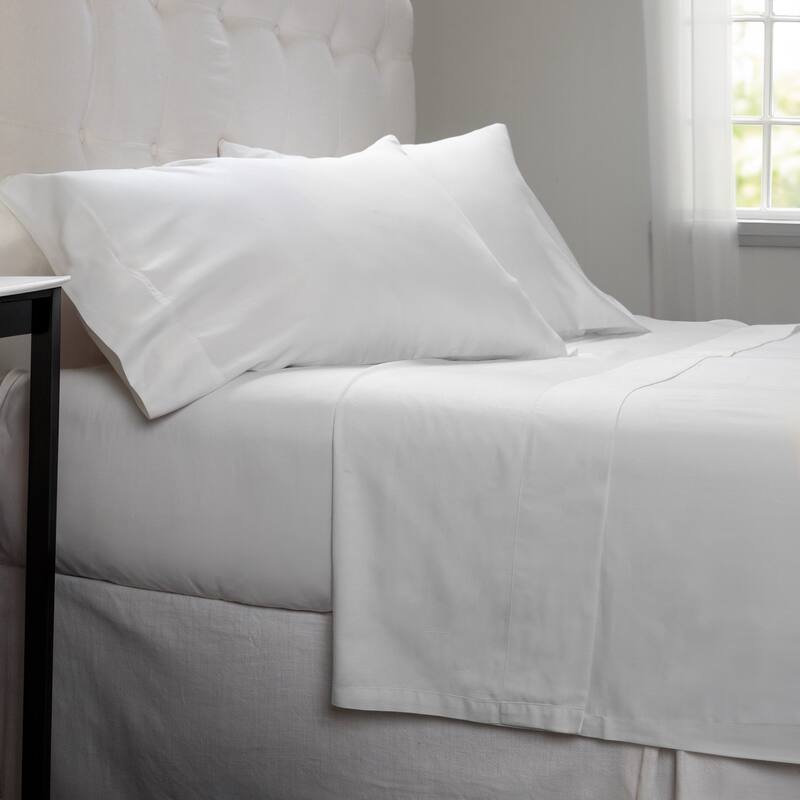 Taft Sheet Set, White - California King Sheet - White