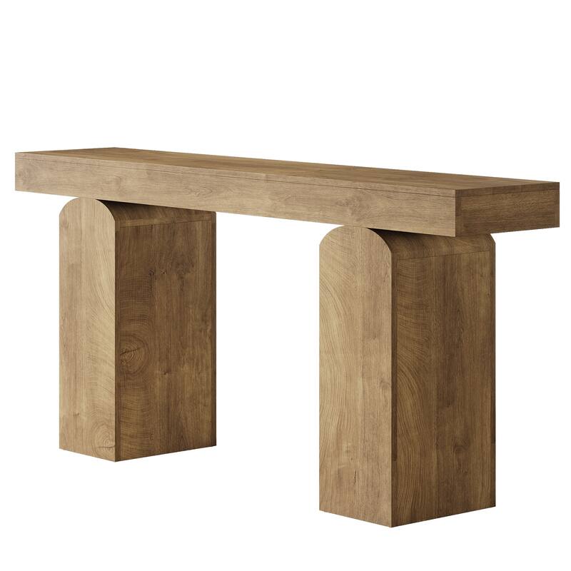 Console Table, Wooden Entryway Table, Sofa Behind Couch Table Hallway Foyer Accent Table