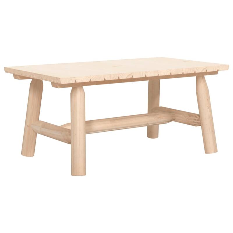 vidaXL Patio Furniture Set Outdoor Patio Lounge Set Chair Solid Wood Spruce