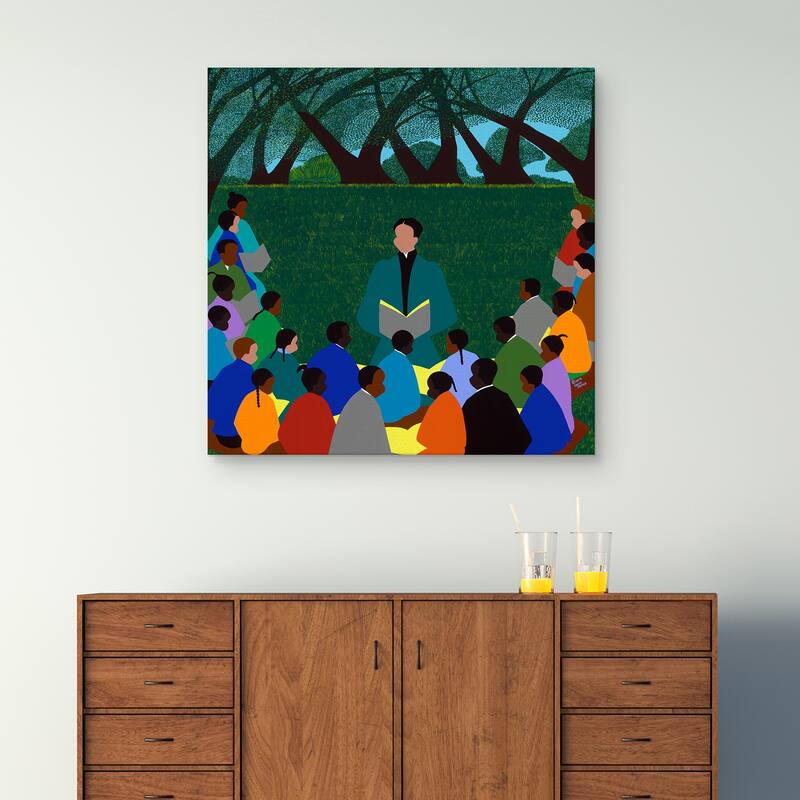 Lessons Gullah Islands by Synthia SAINT JAMES Canvas Art Print