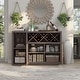 preview thumbnail 3 of 7, Furniture of America Letty Grey 6-shelf Dining Server