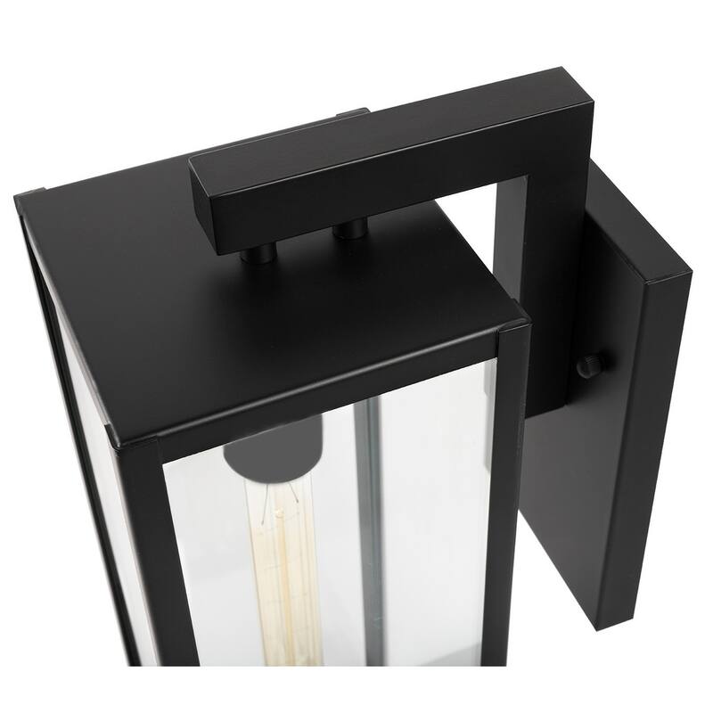 Elk Home Capture Matte Black 1 Light Outdoor Wall Sconce
