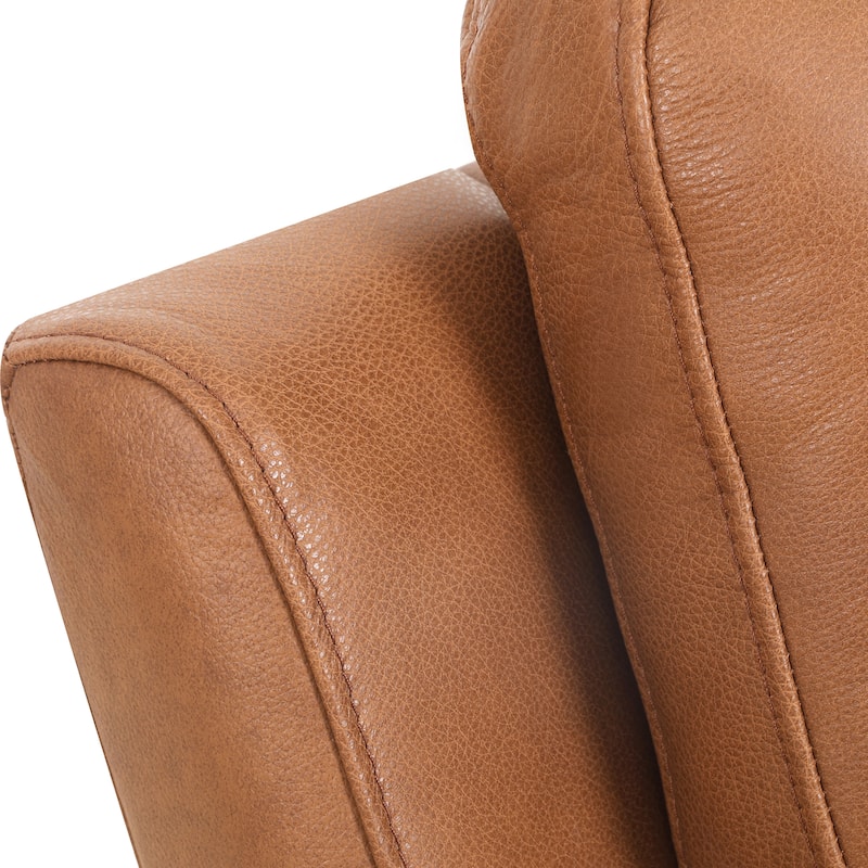 Cavron Leather Match Power Glider Recliner