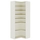 preview thumbnail 9 of 7, 9-Tier Corner Shelf, 65" Tall Modern Corner Bookshelf Bookcase