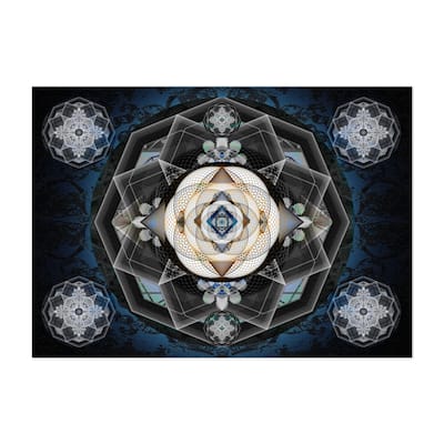 Space of the Heart Meditation Mandala Digital Boho Art Print/Poster ...