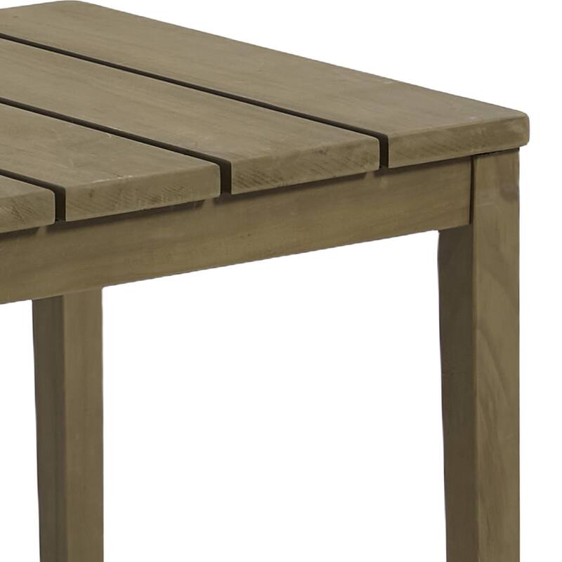 Outdoor Teak Solid Wood Patio Furniture Set Loveseat Armchair Table Collection