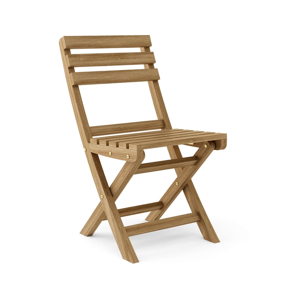 Alabama Teak Outdoor Dining Chair - Foldable (Set of 2)