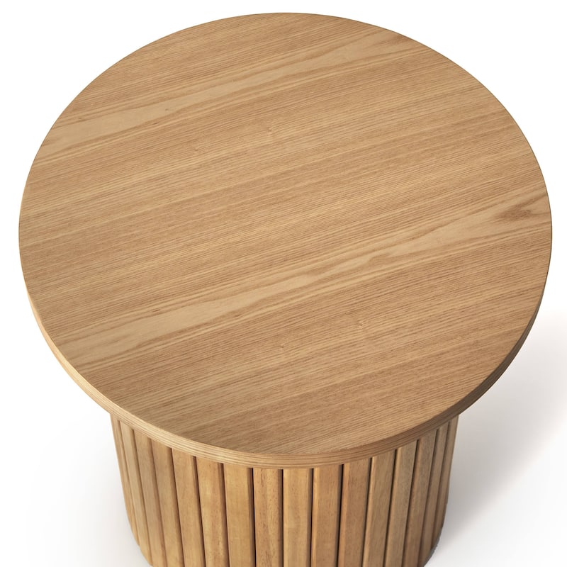 Lifestorey Kendrick Fluted End Table