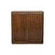 preview thumbnail 4 of 8, Roomfitters Mid Century Sideboard, Sliding Doors, Solid Wood Decorative Strips, Storage Cabinet, Walnut