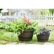 preview thumbnail 8 of 10, Southern Patio Whiskey Barrel Planter