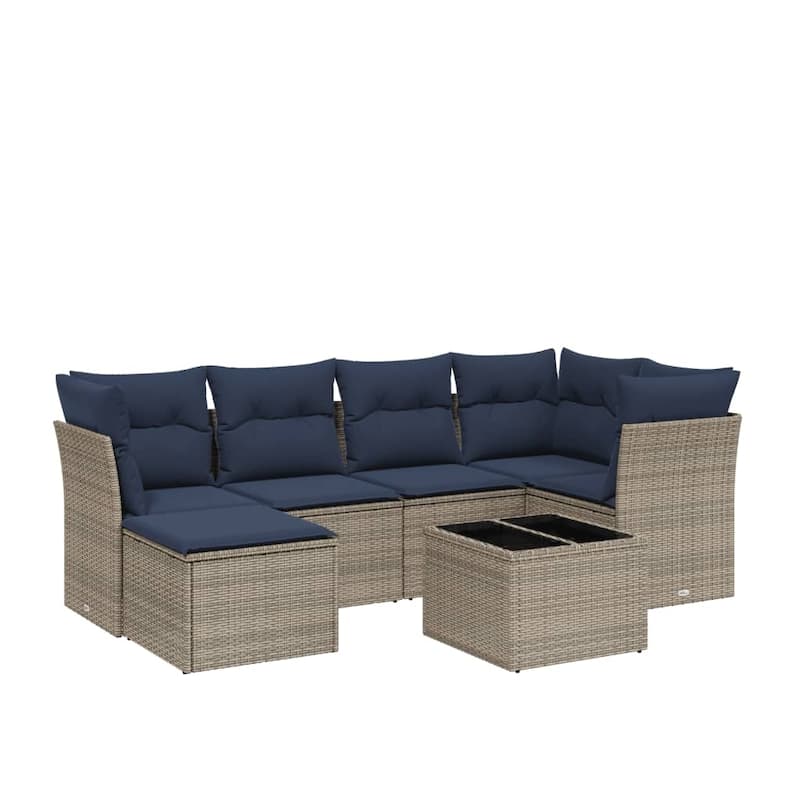Modular Garden Sofa Set with Cushions