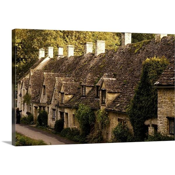 Shop Cottages At Arlington Row Cotswolds Uk Canvas Wall Art