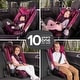 preview thumbnail 3 of 6, Diono Radian 3RX Slim Fit Steel Core 3 in 1 Convertible Car Seat, Purple Plum - 28.1