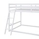 preview thumbnail 30 of 28, Full Over Full Bunk Bed with Storage Racks, Ladder & Slide - Fun for Kids