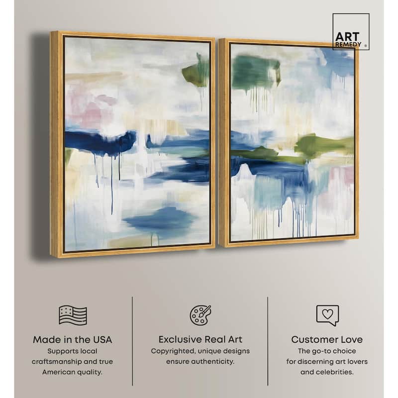 Kairos I Canvas Set of 2 by Art Remedy