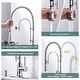 preview thumbnail 57 of 87, WOWOW Single Handle Gooseneck Pull Down Sprayer Kitchen Faucet