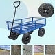 preview thumbnail 1 of 17, Tools cart Wagon Cart Garden cart trucks make it easier to transport firewood Clear