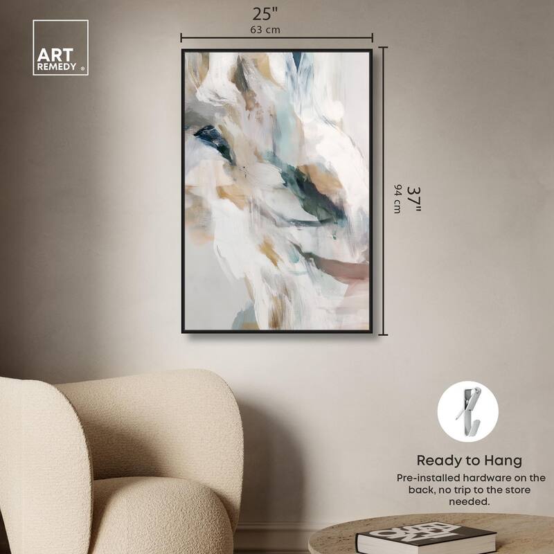 Whispering Colors II Canvas by Art Remedy
