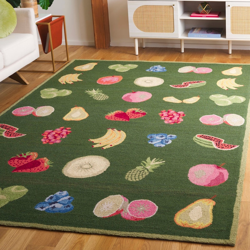 SAFAVIEH Handmade Chelsea Sefkije French Country Fruit Wool Rug