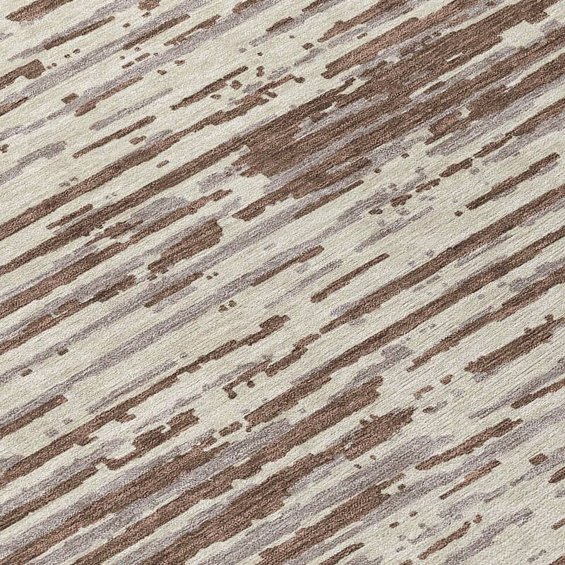 Machine Washable Indoor/ Outdoor Chantille Abstract Ombre Rug