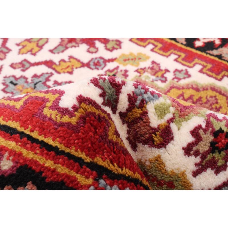 ECARPETGALLERY Hand-knotted Serapi Heritage Cream Wool Rug - 2'7 x 10'4