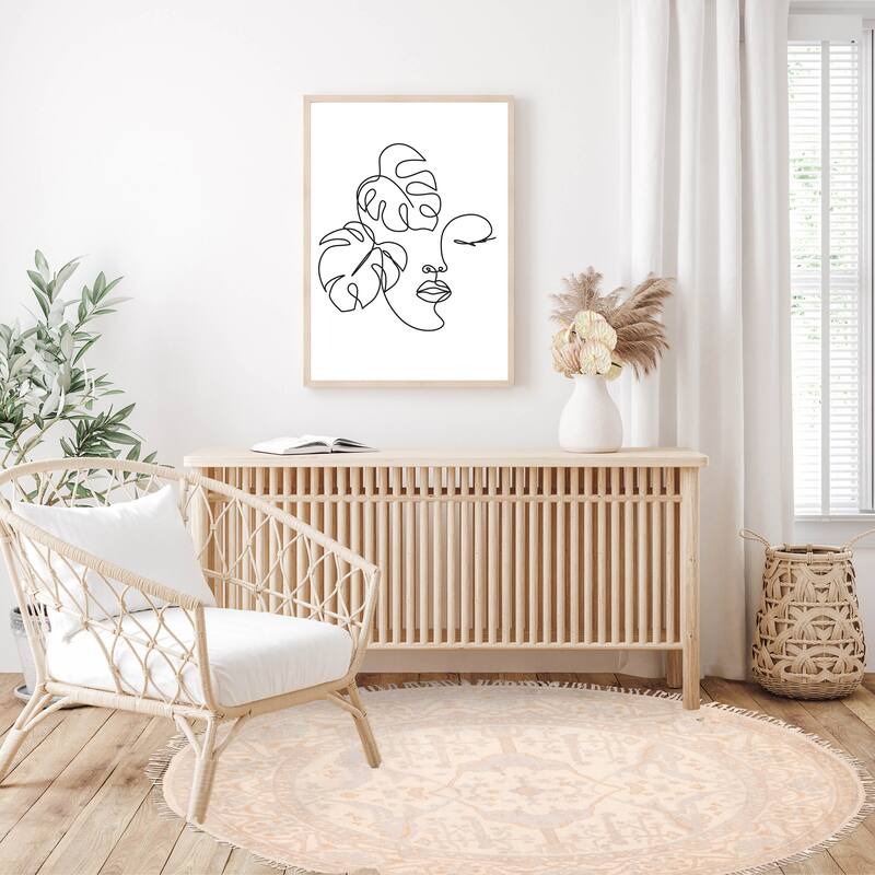 ECARPETGALLERY Hand-knotted Royal Oushak Ivory Wool Rug - 7'9 x 7'7