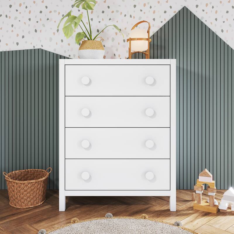 Orbit 4 Drawer Chest - Matte White