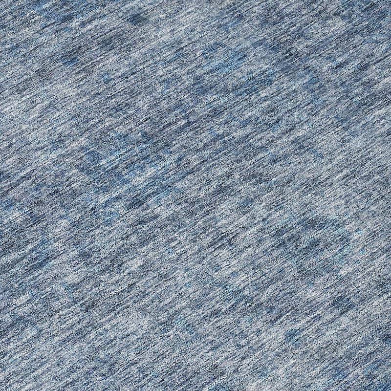 Machine Washable Indoor/ Outdoor Ombre Damask Chantille Rug