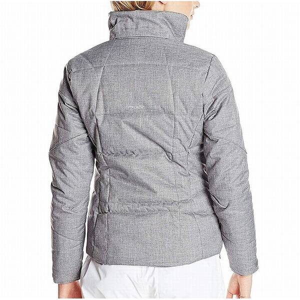 Shop Spyder Gray Womens Size 10 Hooded Alia Damen Insulated Jacket