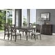 preview thumbnail 5 of 5, Lockwood 80-Inch Wooden Dining Table by Greyson Living - Grey